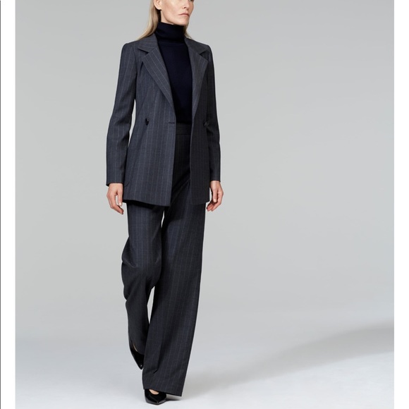 pinstripe palazzo pants